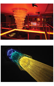 universal fiber optic, ufo, candelabros fibra optica